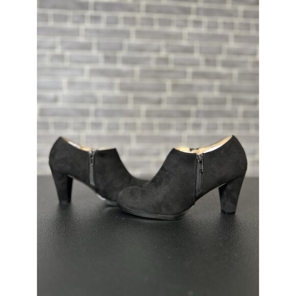 Journee Collection Sanzi Ankle Boots Women's Round Toe Black Size 6 - Picture 7 of 11